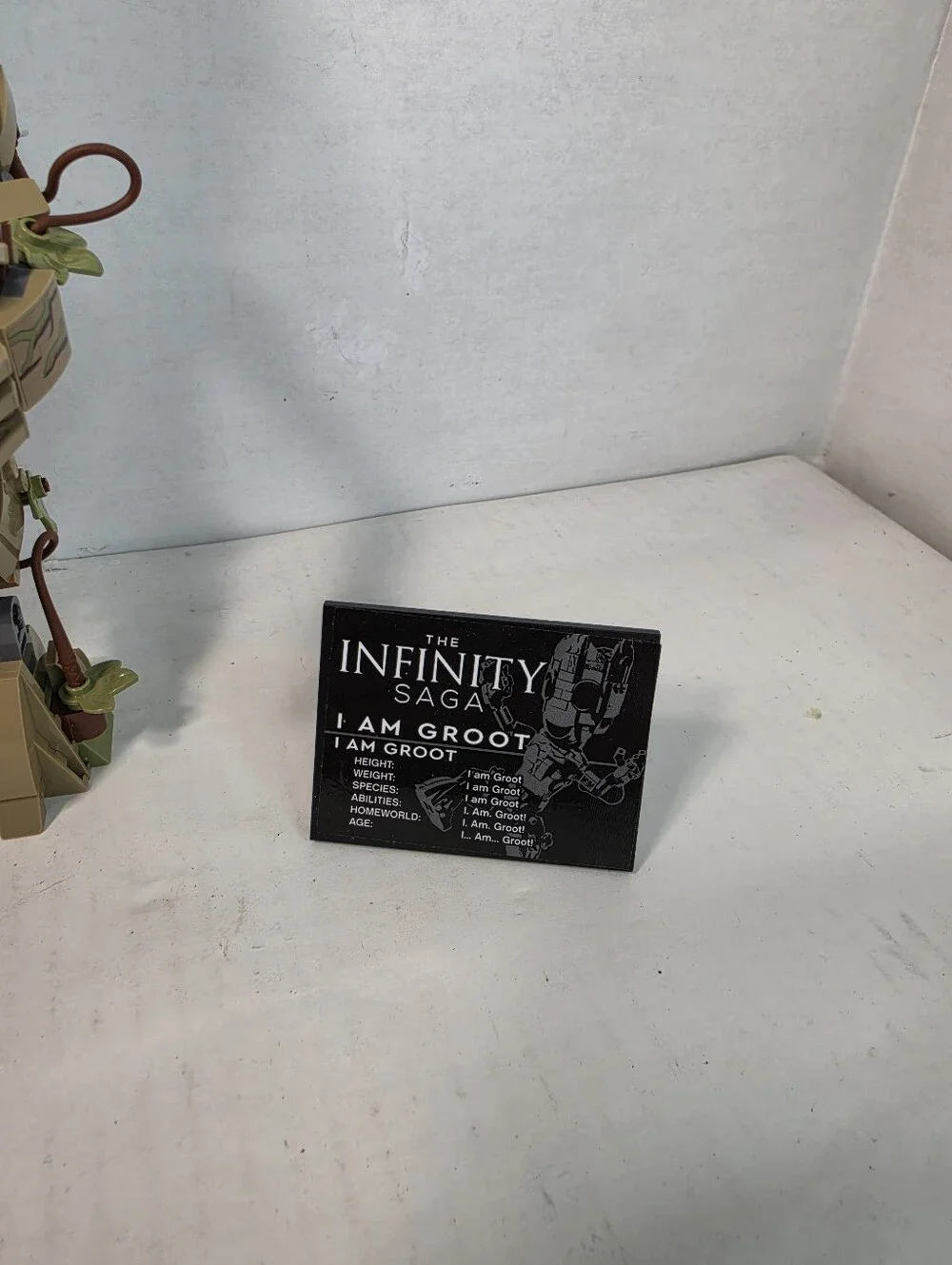 Lego Marvel Studios The Infinity Saga I am Groot model (set number 76217).